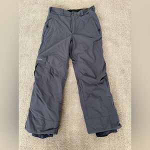 Men’s Columbia Omni-tech  Snowpants, size medium, gray,